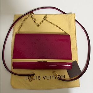 Louis Vuitton Fuchsia Vernis Crossbody Bag